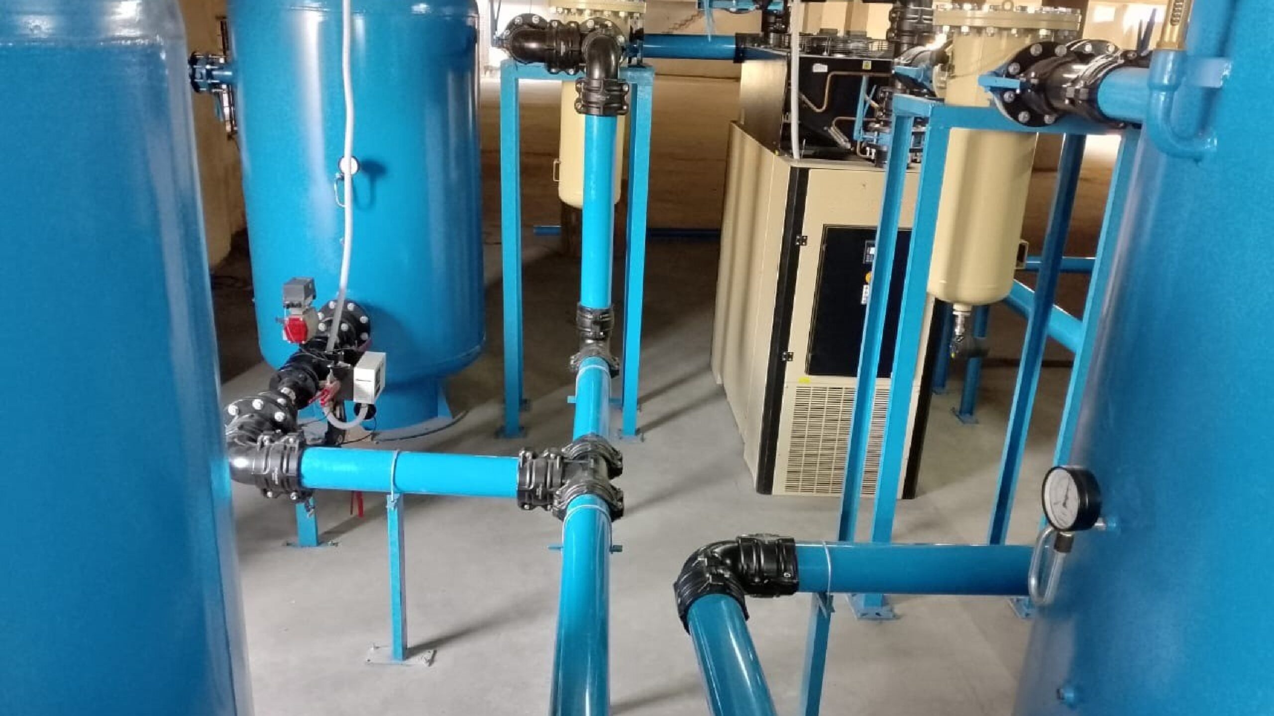 Modular Air Piping Systems installation