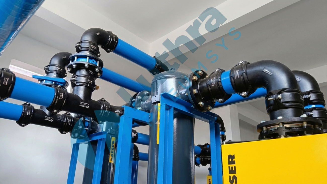 compressed air piping USA industrial system installation