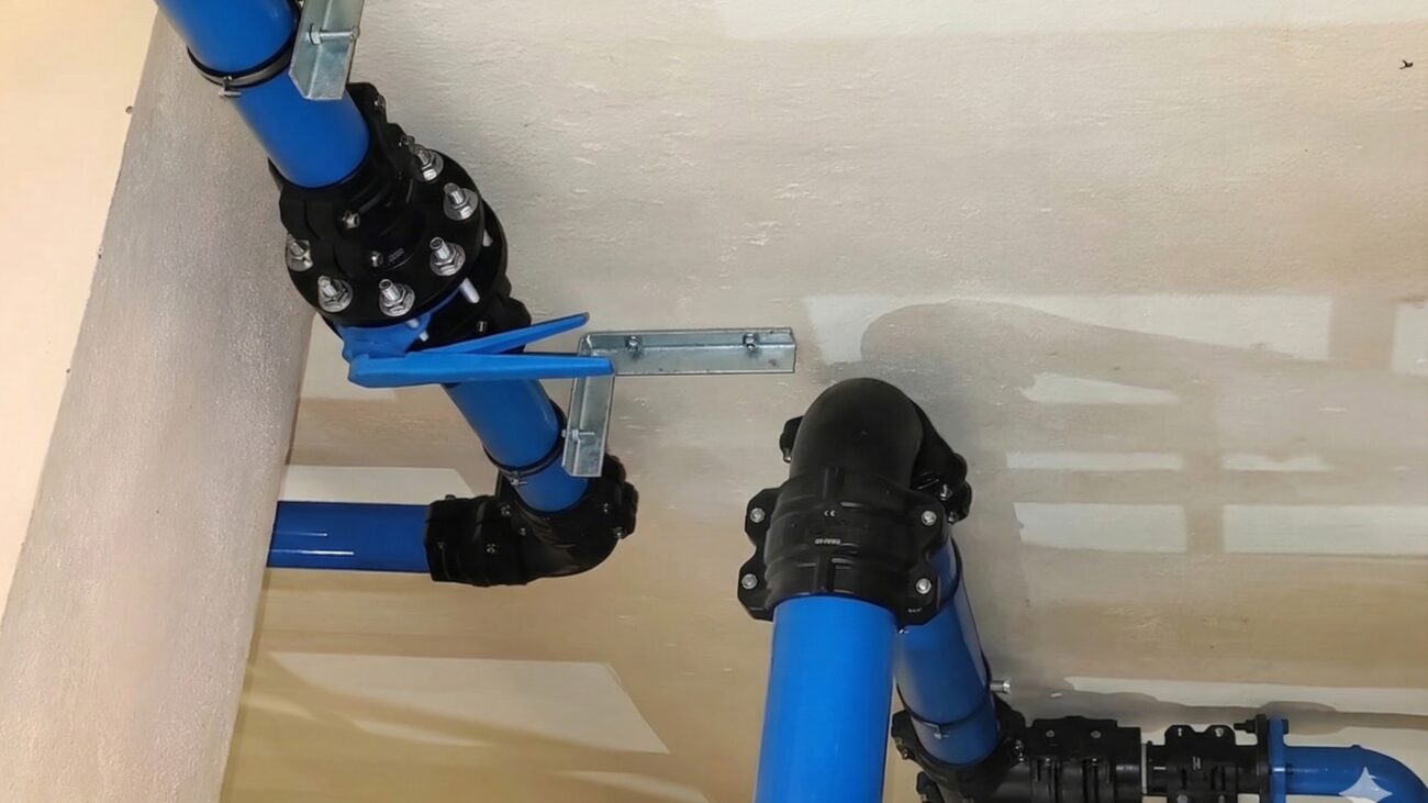 compressed air piping system Bangalore industrial installation setup